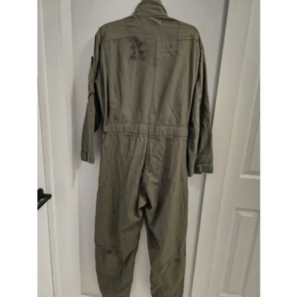 USAF Coveralls Flyers Fire Resistant Summer Men 40 Regular  Sage Green CWU-27/P - Picture 11 of 16